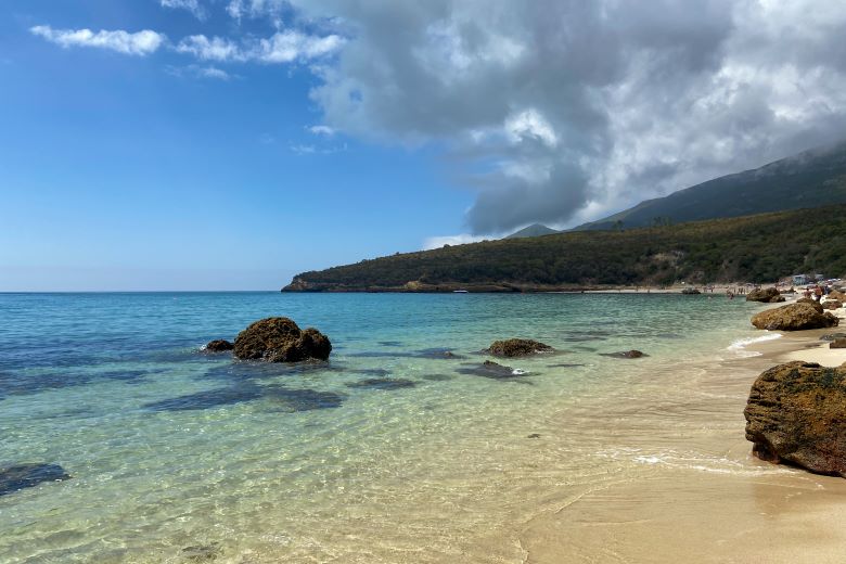Mar da praia de Galapinhos