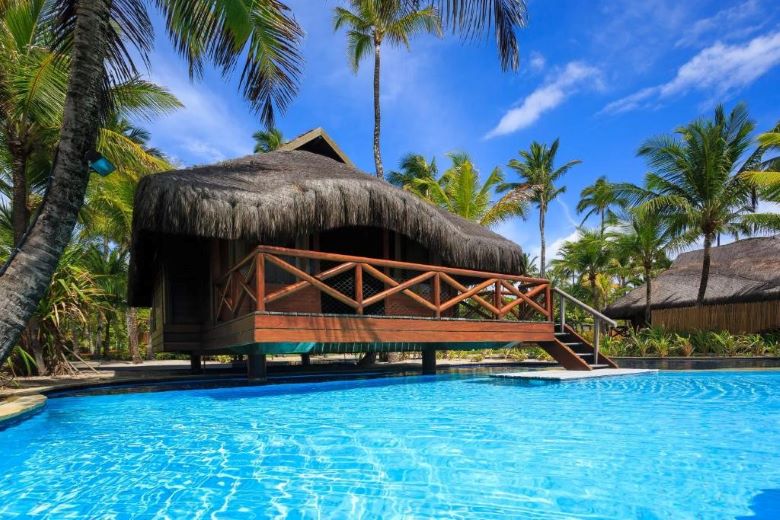 Bangalô num resort em Porto de Galinhas