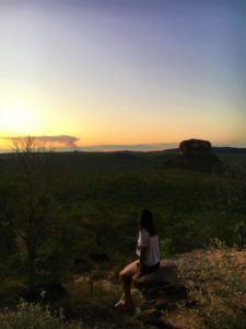 Fim de tarde no mirante do Portal da Chapada das Mesas em Carolina