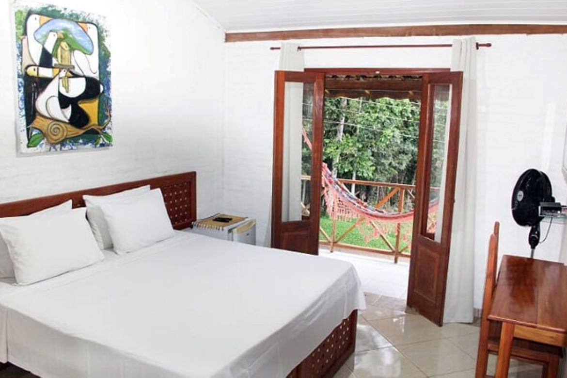 Quarto da Pousada Du'Carmo em Pedra Azul